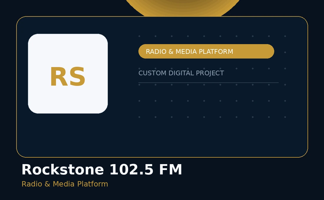Rockstone 102.5 FM project preview